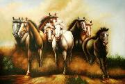 unknow artist, Horses 047